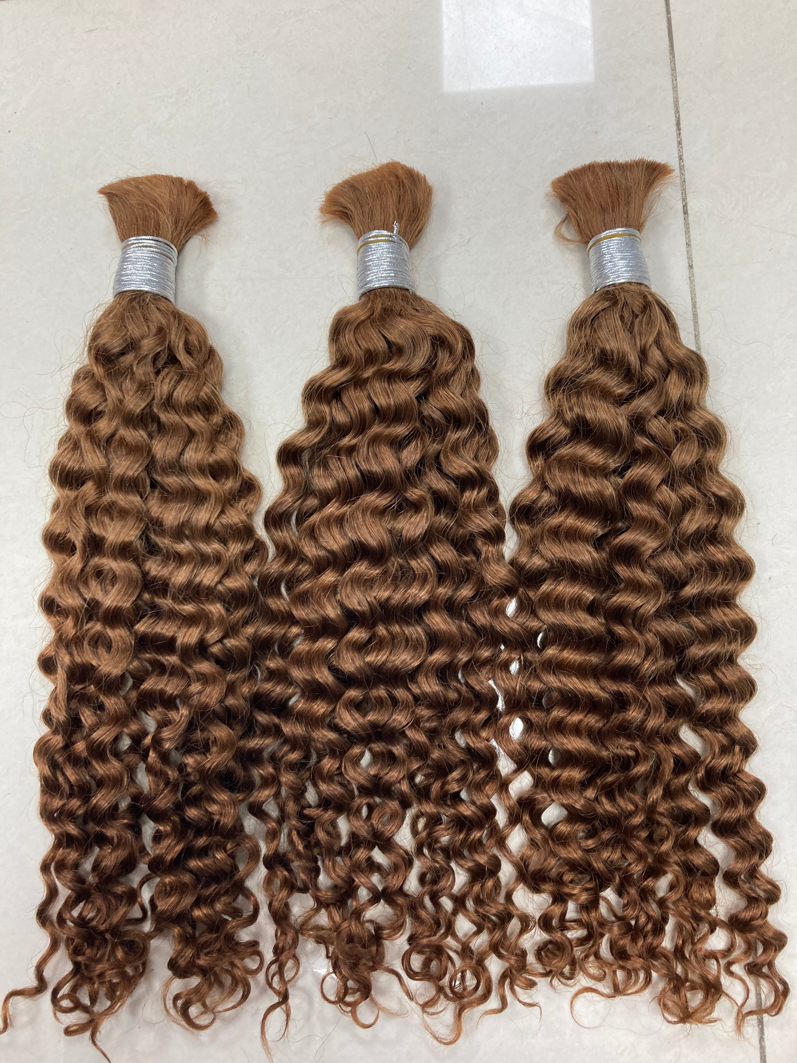 Cuticle Aligned Curly Braiding Human Hair