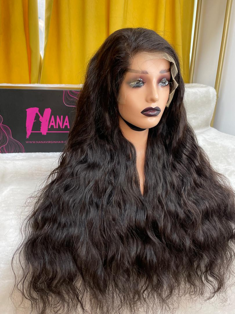 indian raw wavy wig glueless