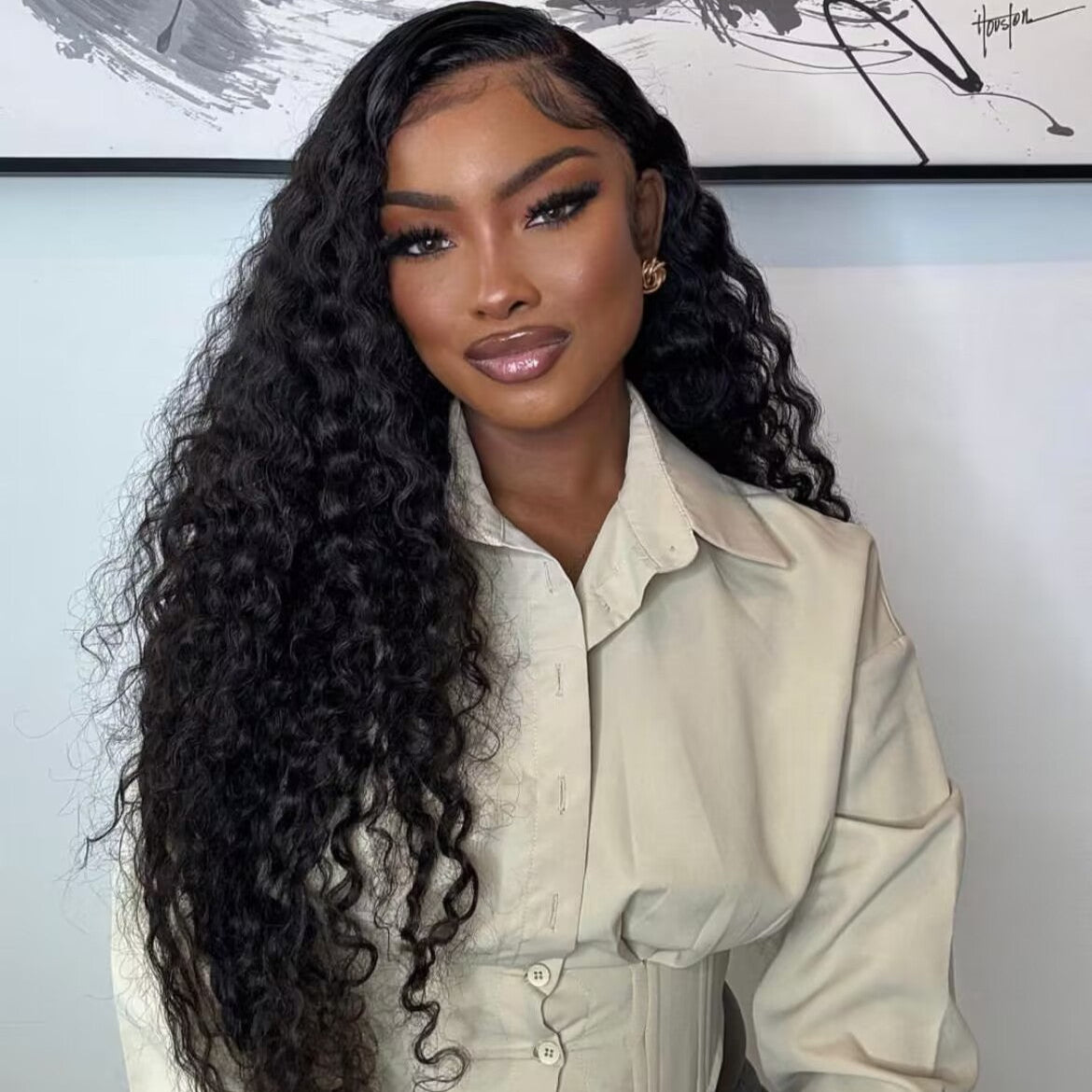 Virgin Hair Italian Curly 13x4&13x6 Transparent/HD Lace Wigs [Glueless Wig|Bleached Knots]