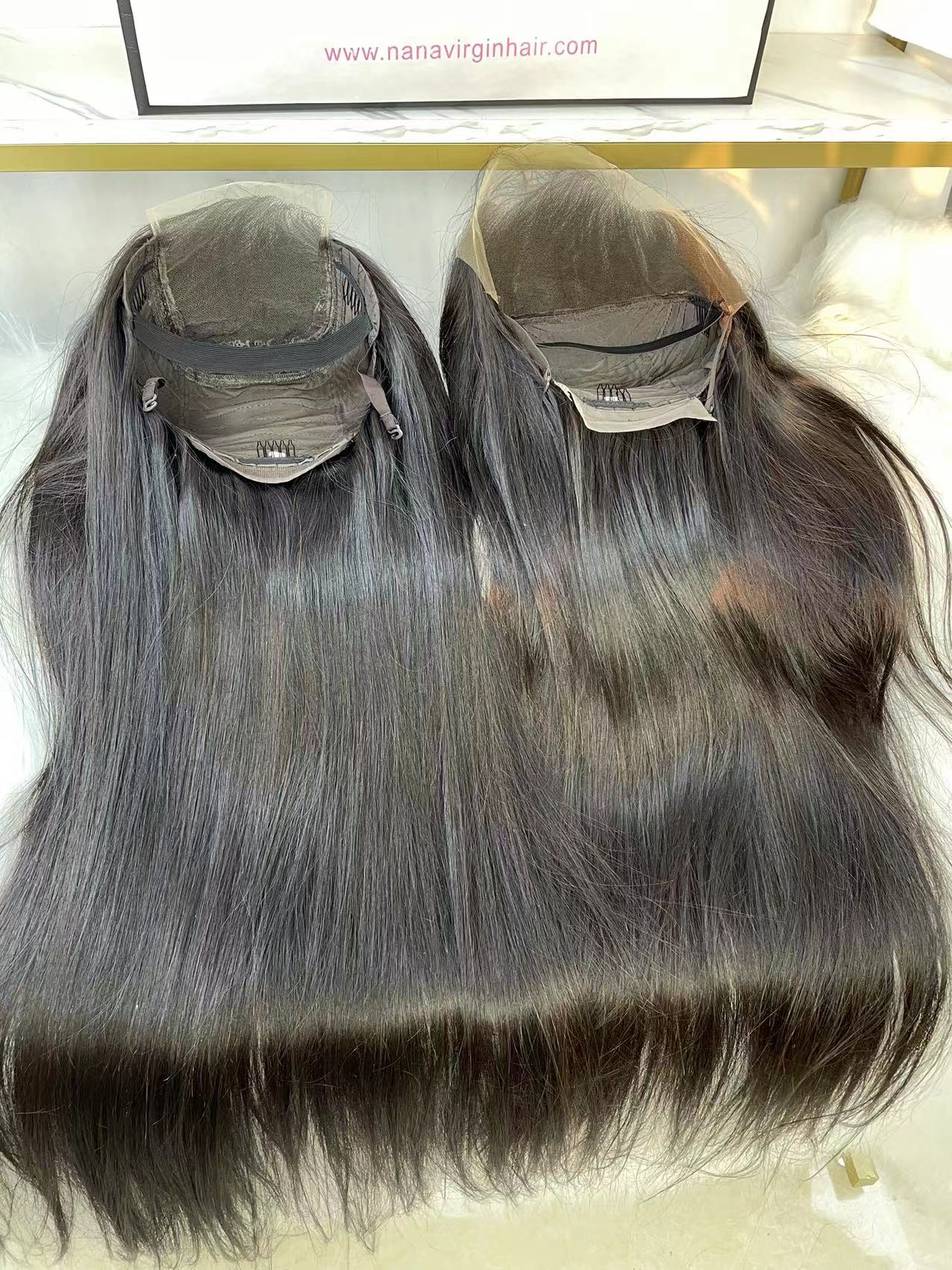 Virgin Hair Straight Wig 4x4 5x5 6x6 7x7 HD Closure Wig