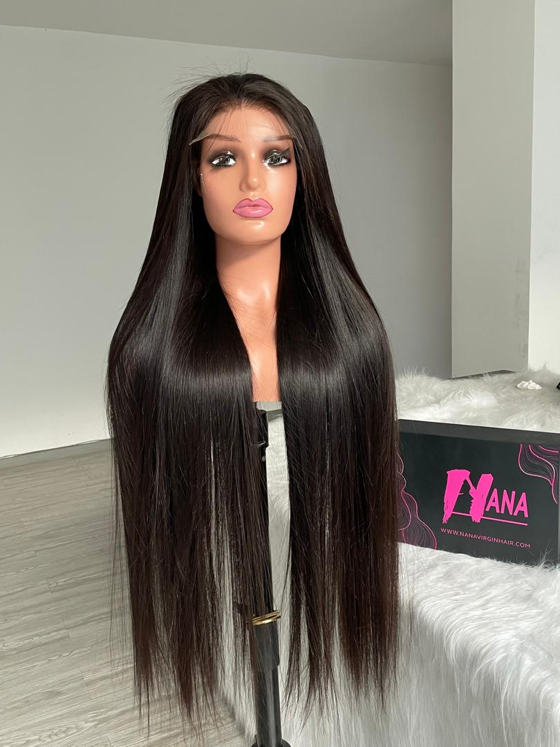 long straight wig