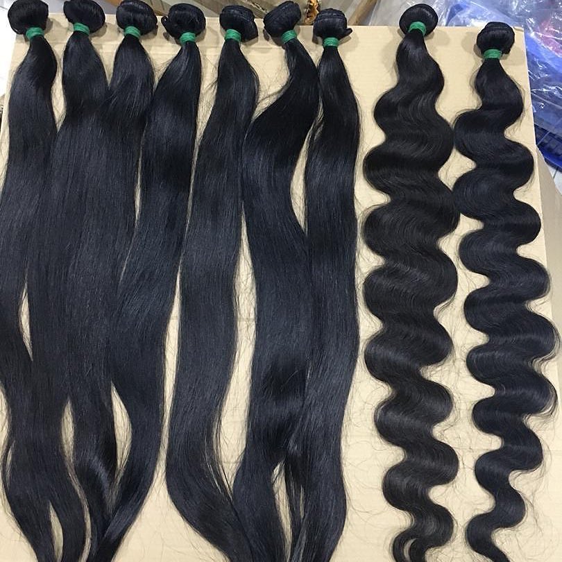 Long Raw hair Body wave and Straight bundle deals