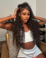 Virgin Hair Loose Deep Wave 13x4&13x6 Transparent/HD Lace Wigs [Glueless Wig|Bleached Knots]