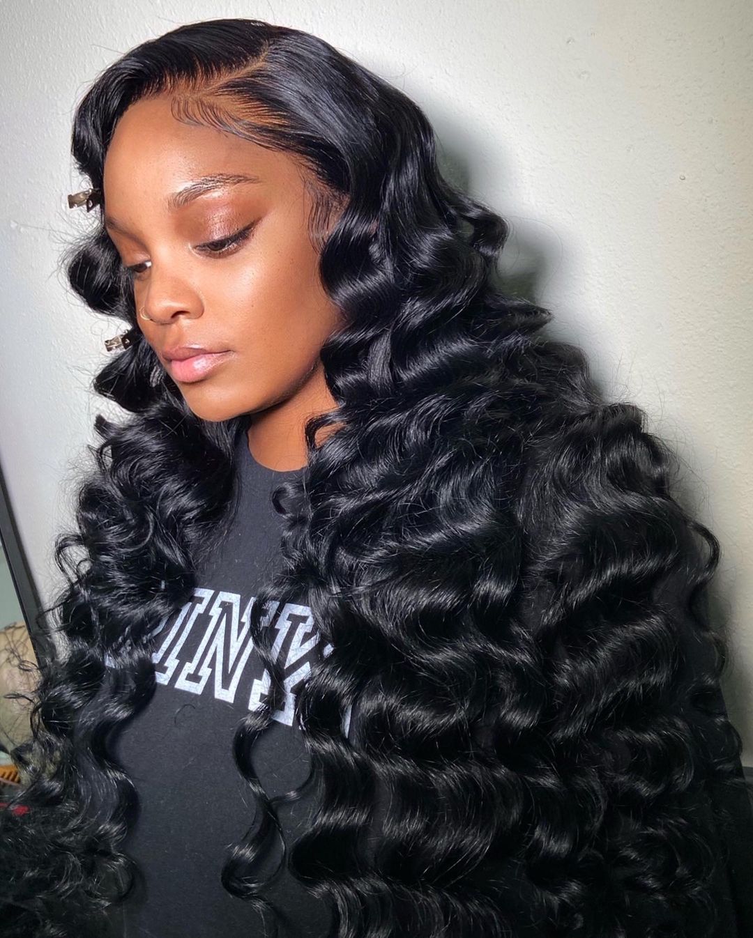 Raw Hair Loose Deep Wave Wig HD 7x7 6x6 5x5 4x4 Ocean Wave Lace Closure Wigs