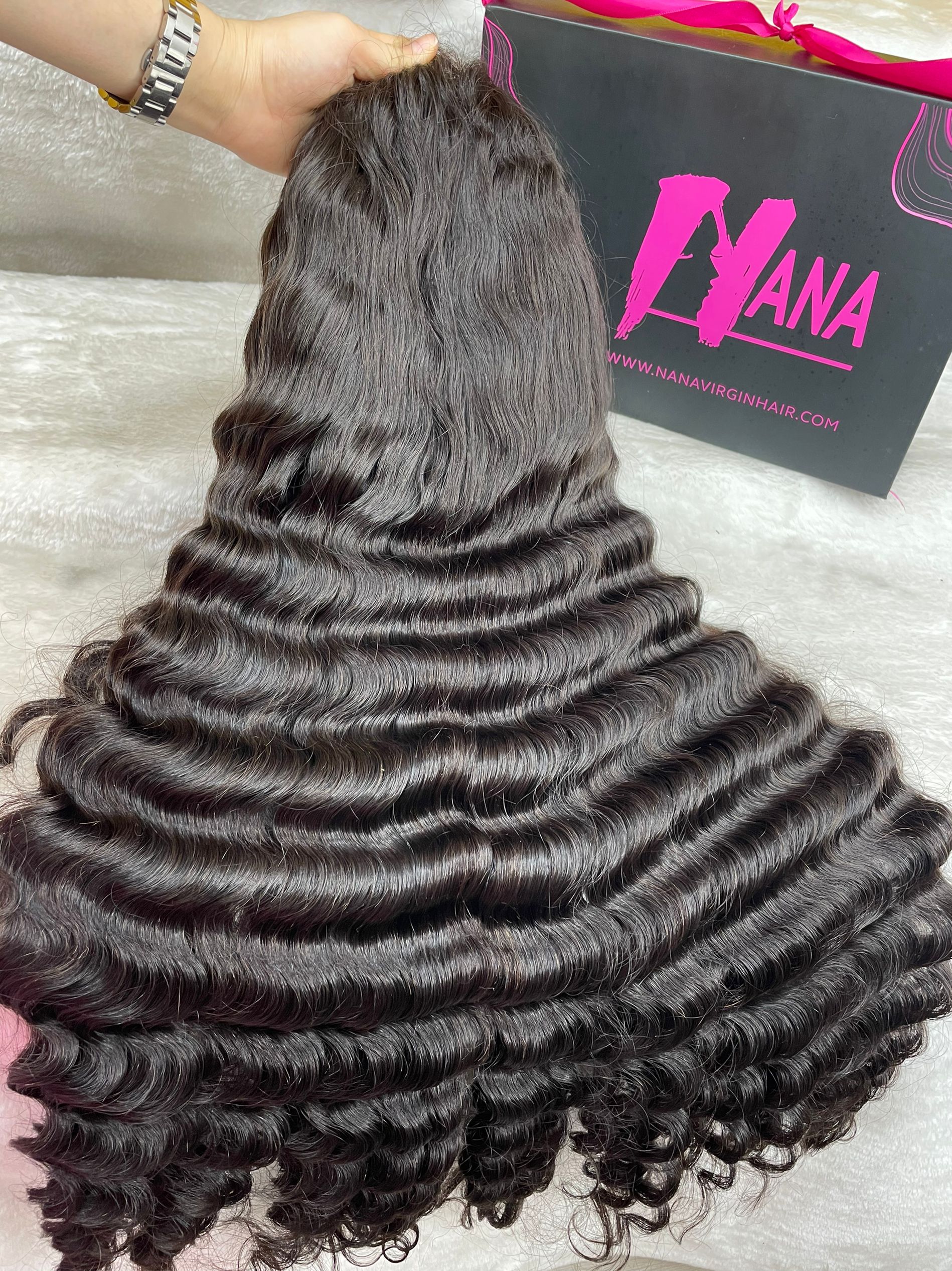 Virgin Hair Loose Deep Wave Wig 13x4 13x6 HD/Transparent Ocean Wave Wig