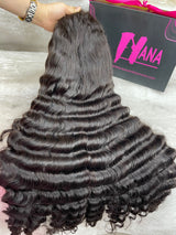 Virgin Hair Loose Deep Wave Wig 2x6 4x4 5x5 6x6 7x7 HD Closure Wig [Glueless Wig|Bleached Knots]