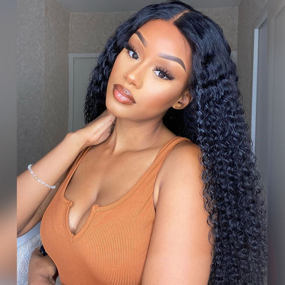 Raw Hair Curly 13x6 13x4 HD Lace Frontal Wig Deep Curly HD Wigs