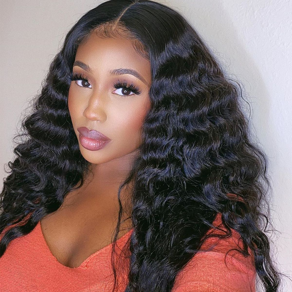 Raw Hair Loose Deep Wave 13x4 13x6 HD Frontal Wig Ocean Wave Wig 160% 200% Density