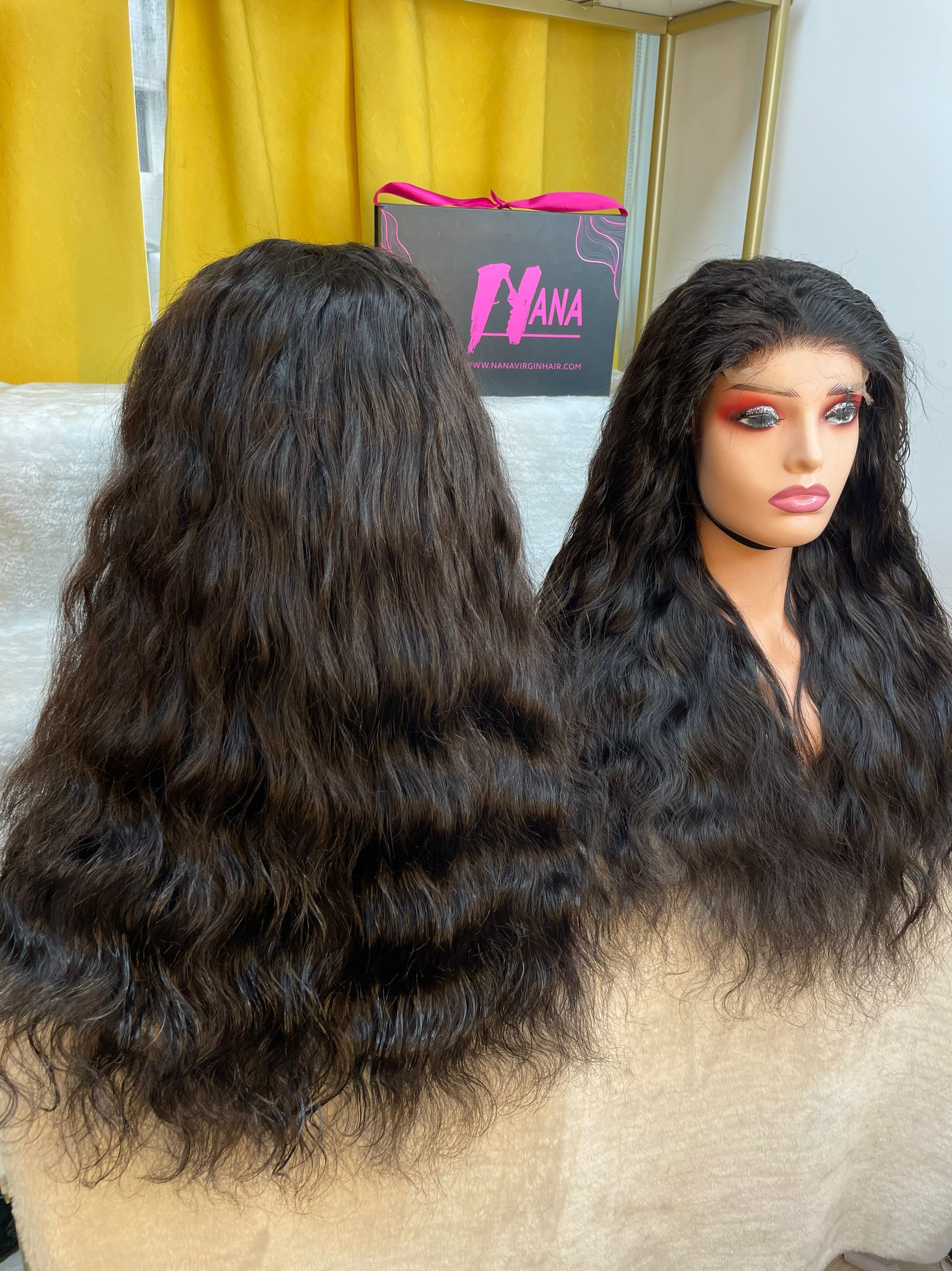 Vietnamese Hair Raw Wavy 13x4 13x6 HD Full Frontal Wig 200% Density Vietnamese Raw Hair Wig