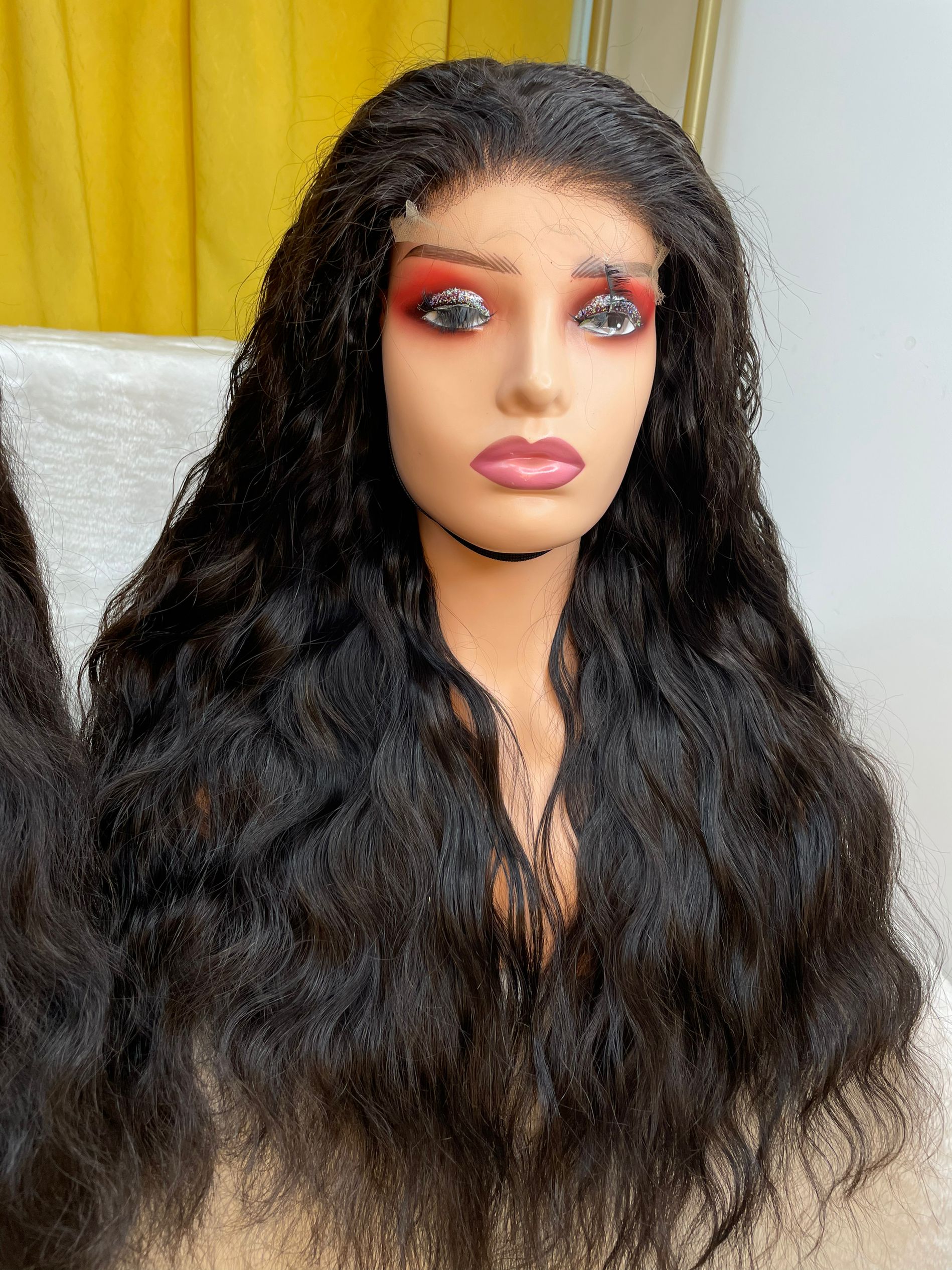 Vietnamese Hair Raw Wavy 13x4 13x6 HD Full Frontal Wig 200% Density Vietnamese Raw Hair Wig