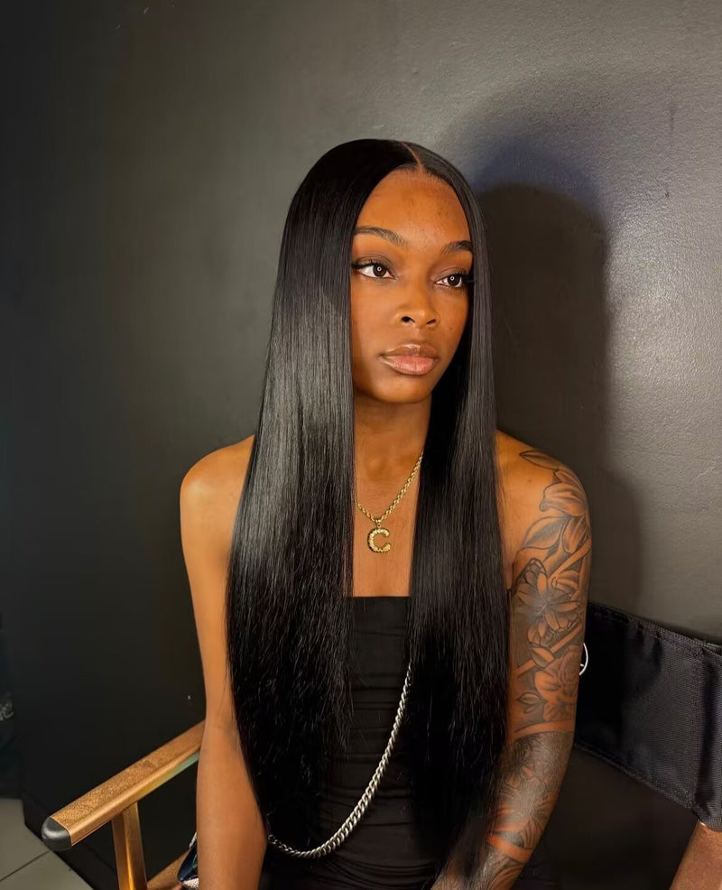 Virgin Hair Straight Wig 4x6 HD Lace Closure Wig