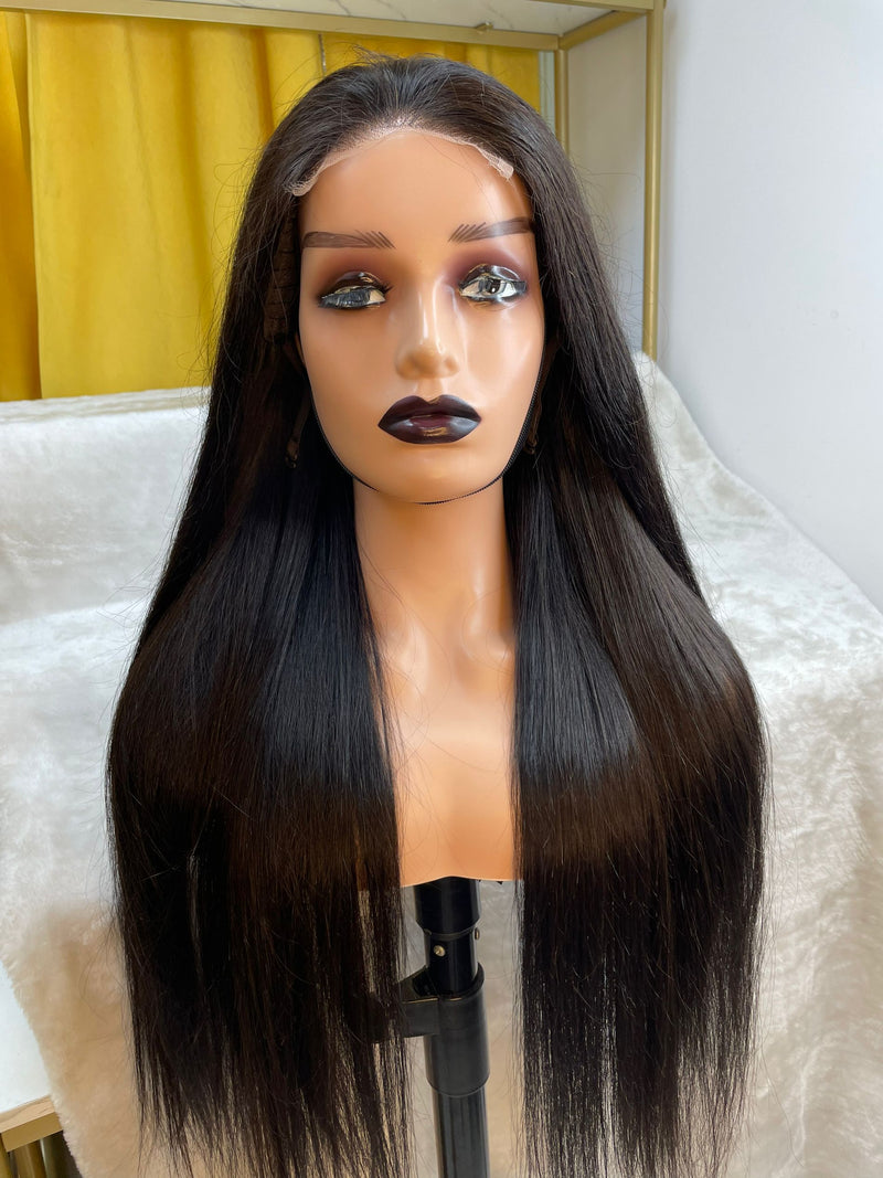 Virgin Hair Straight Wig 4x6 HD Lace Closure Wig