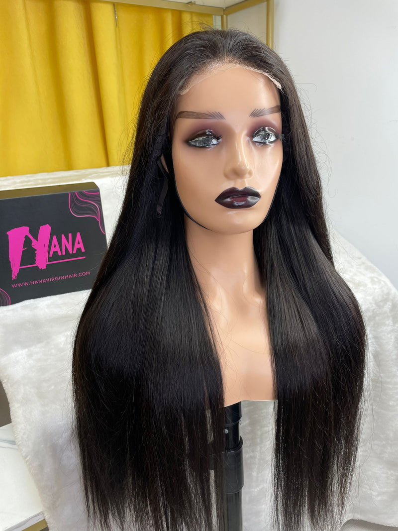 Virgin Hair Straight Wig 4x6 HD Lace Closure Wig