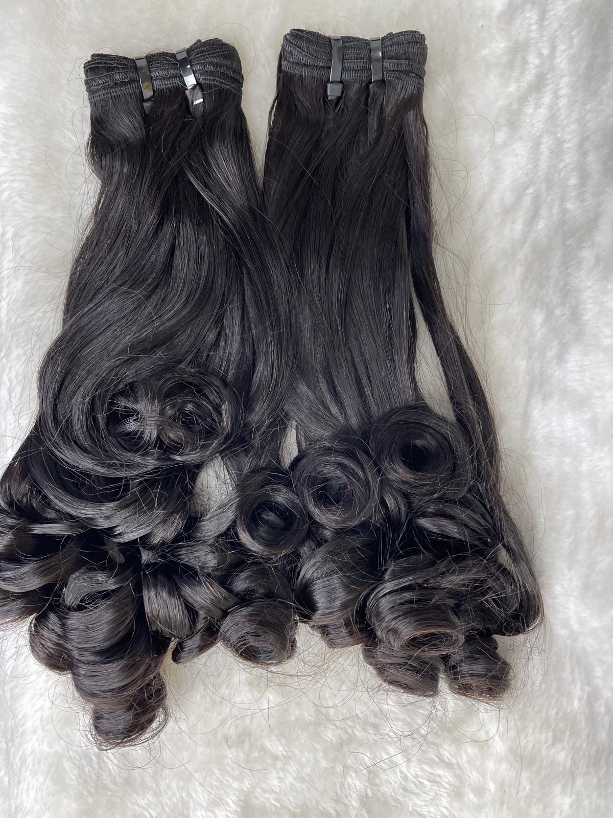 Double Drawn Virgin hair wholesale bundle deal 3 bundle