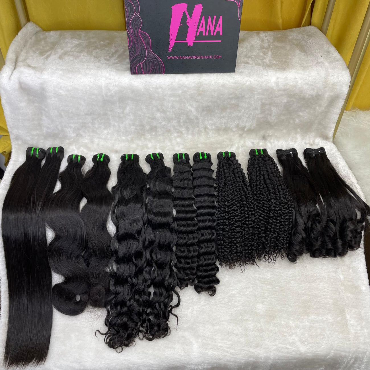 Double Drawn Virgin hair wholesale bundle deal 4 bundle