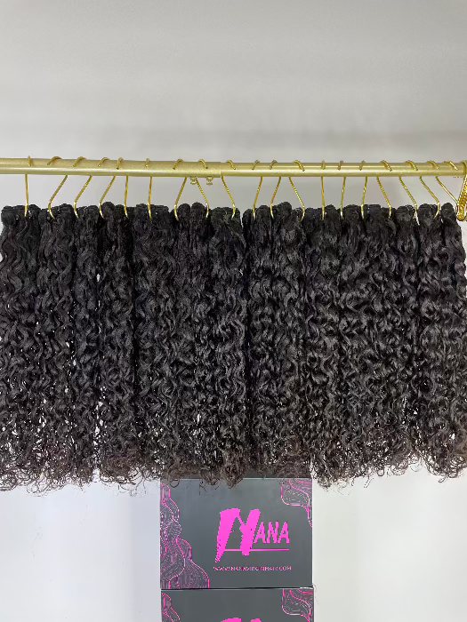 Raw human hair water wave hair bundle wholesale unprocessed bundle deal 1 bundle/ 3 bundle /4 bundle