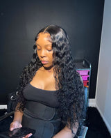 Virgin Hair Water Wave 13x4&13x6 Transparent/HD Lace Wigs [Glueless Wig|Bleached Knots]