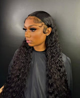 Virgin Hair Water Wave 13x4&13x6 Transparent/HD Lace Wigs [Glueless Wig|Bleached Knots]