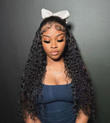 Virgin Hair Water Wave Wig 2x6 4x4 5x5 6x6 7x7 HD Closure Wig [Glueless Wig|Bleached Knots]