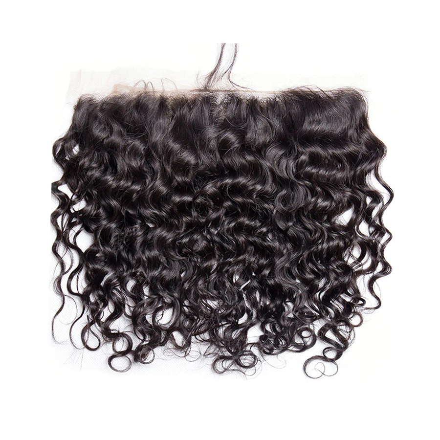 Water wave lace frontal Raw hair HD / transparent lace frontal natural hair line 13x4/13x6