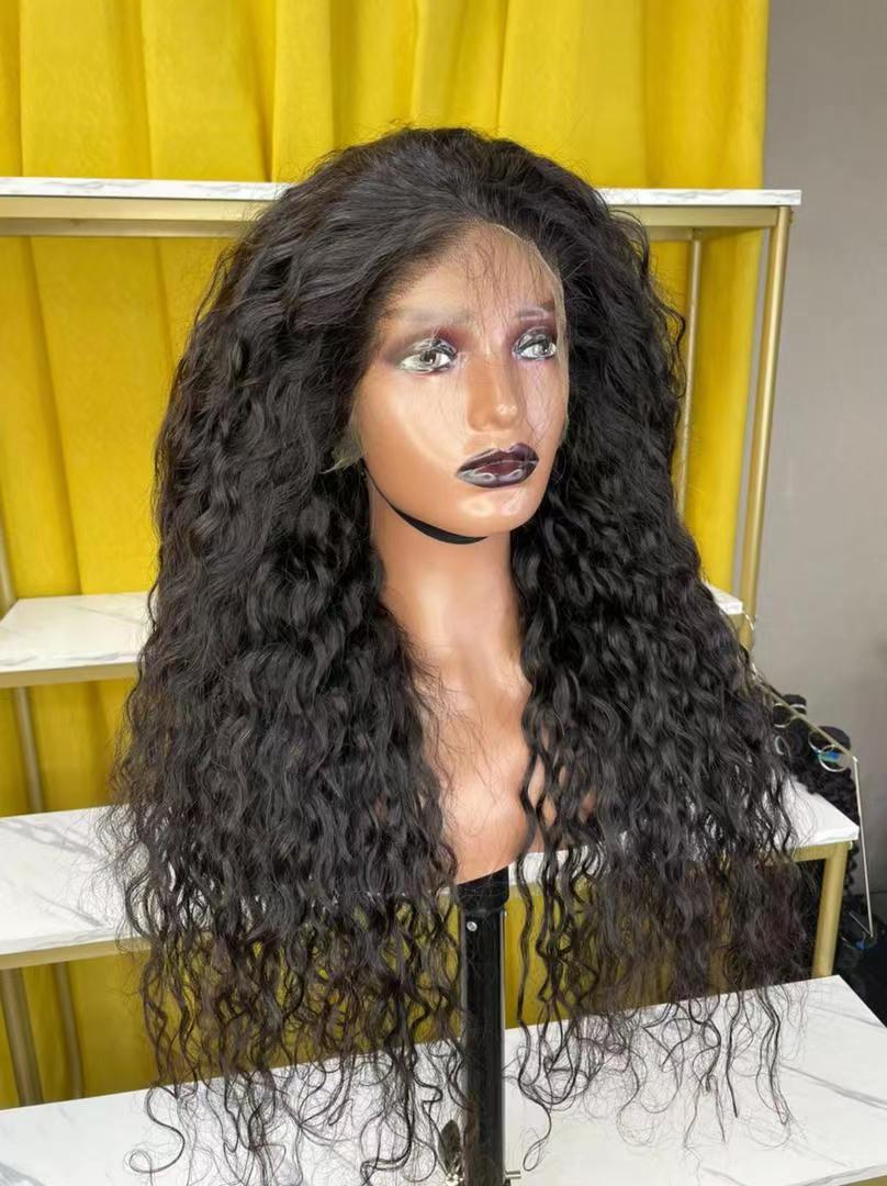 Raw Hair Water Wave 13x4 13x6 Lace Frontal Wig Natural Wave Wig