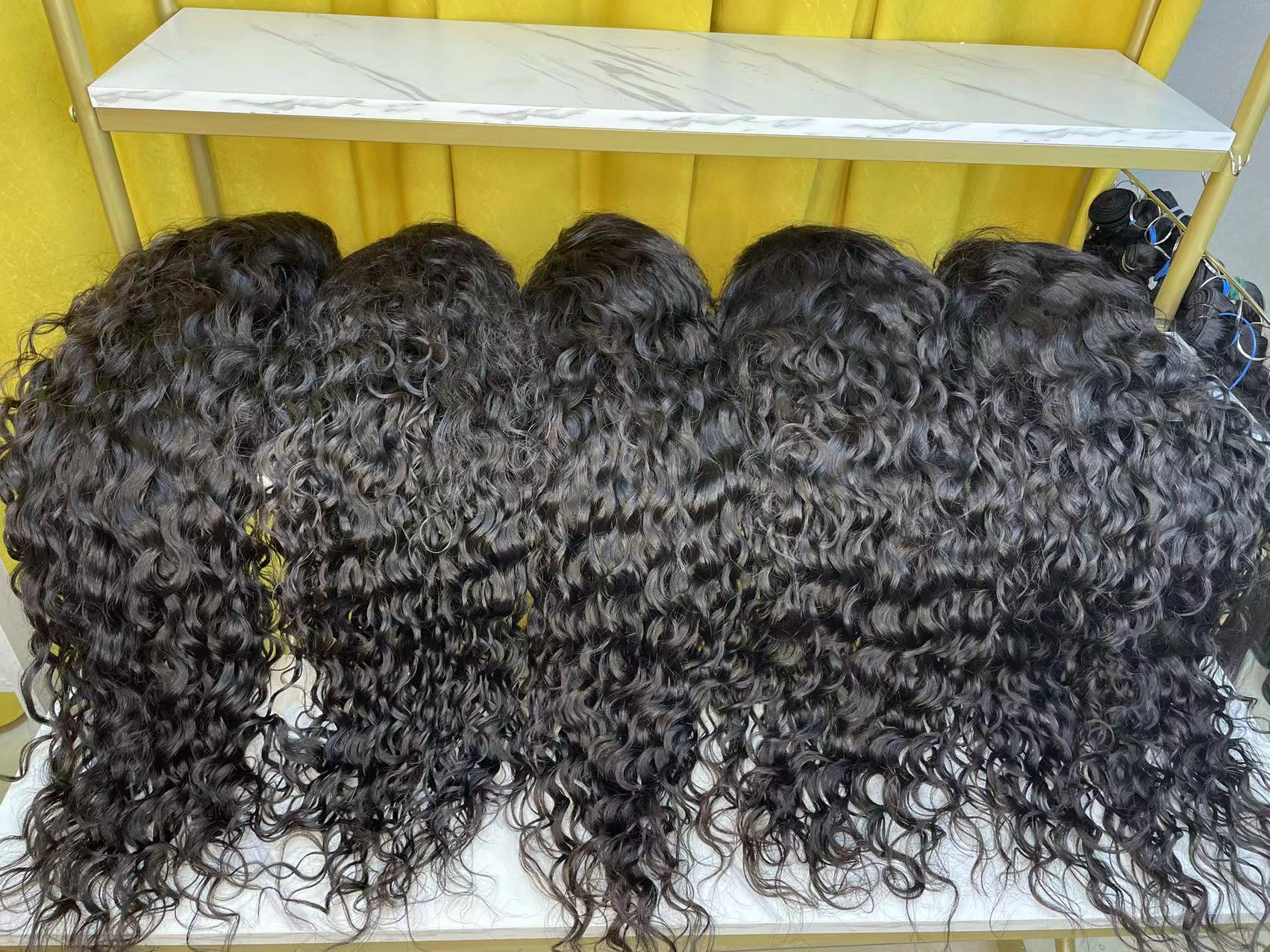 Raw Hair Water Wave 13x4 13x6 Lace Frontal Wig Natural Wave Wig