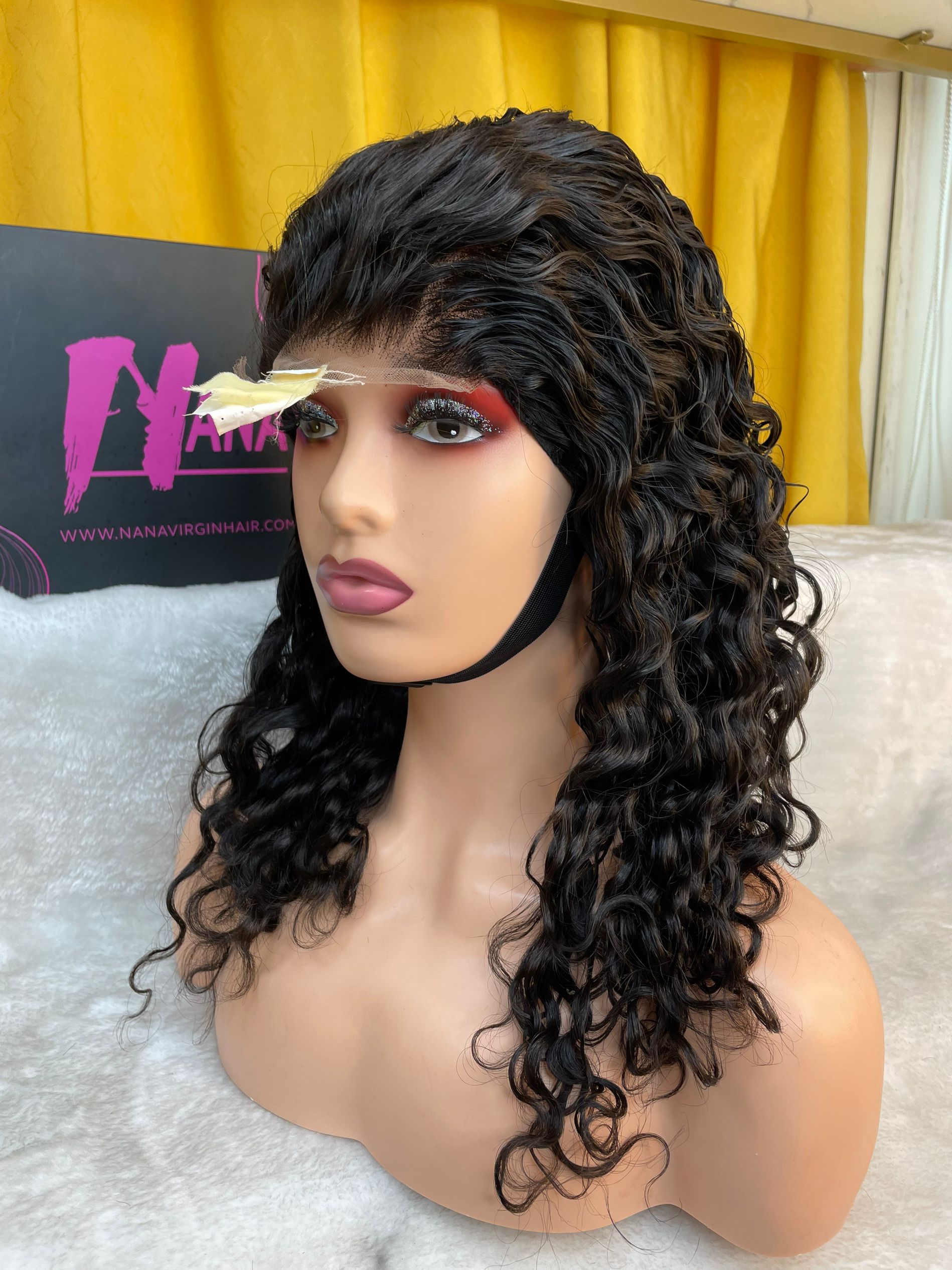 Raw/Virgin Wet and Wavy Wig Closure/Frontal Bob Wig