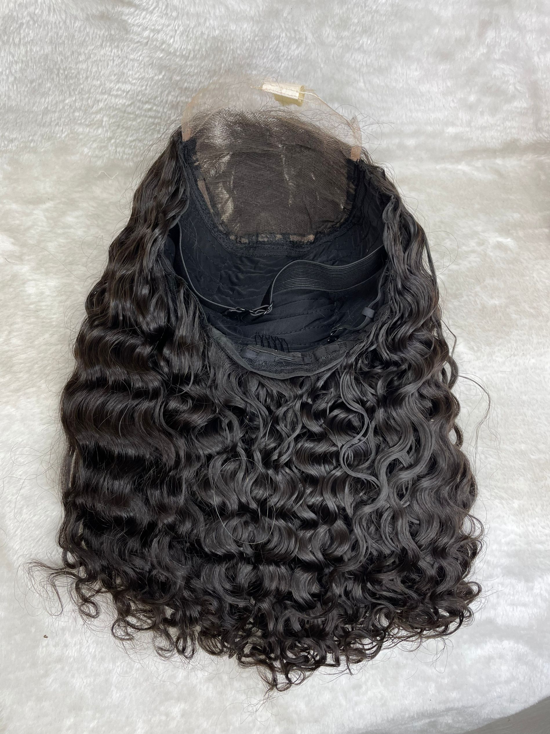 Raw/Virgin Wet and Wavy Wig Closure/Frontal Bob Wig