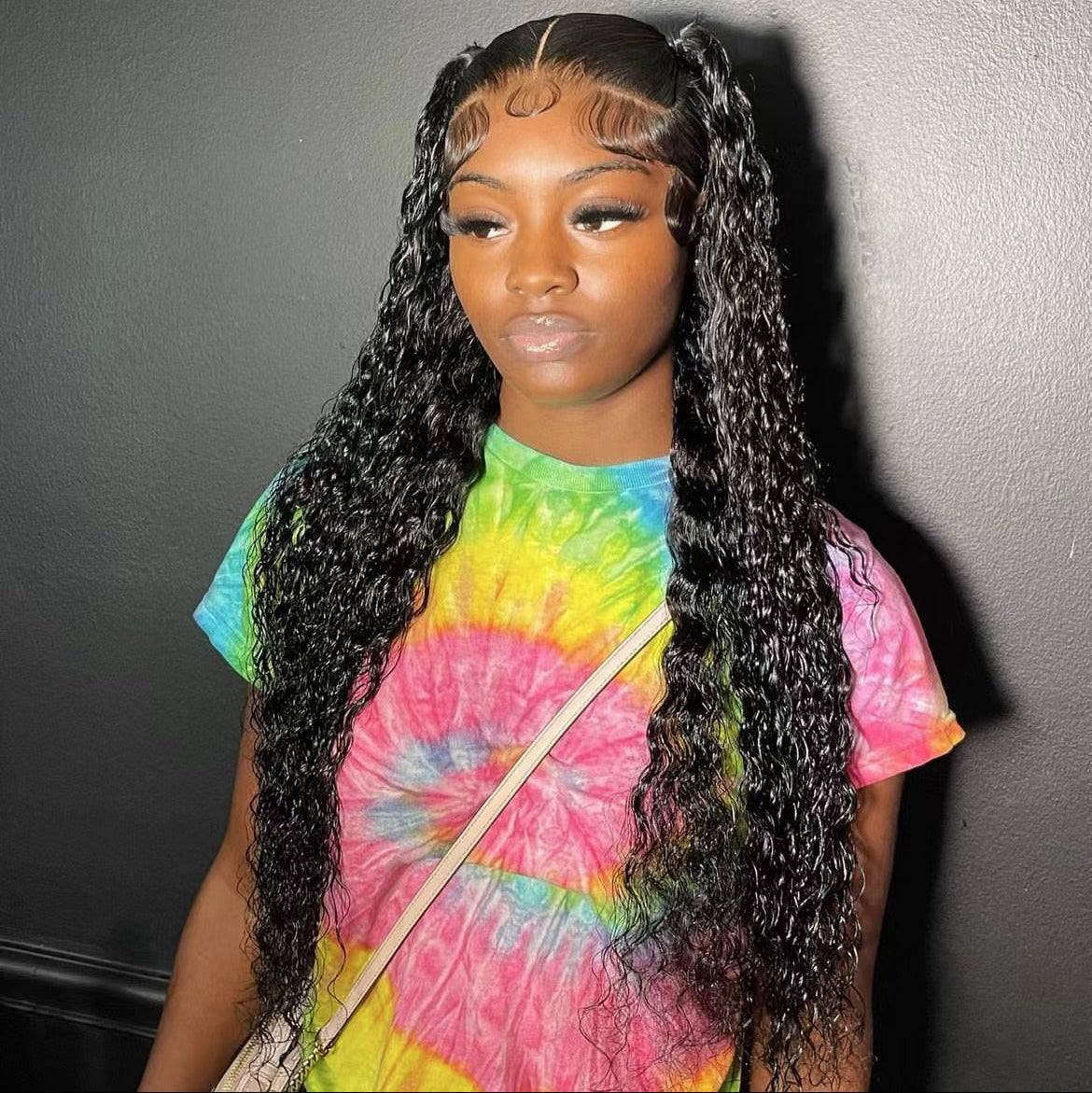 Virgin Hair Wet Wavy Wig 13x4 13x6 Frontal Wig