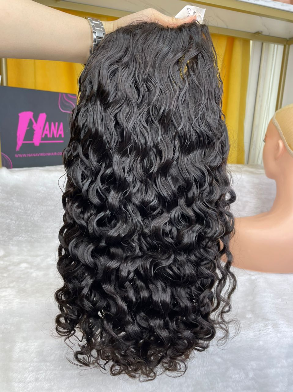 Virgin Hair Wet wavy HD Closure Wig 4x4 5x5 6x6 7x7 wet and wavy Wig