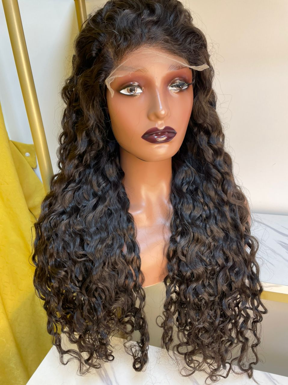 Virgin Hair Wet wavy HD Closure Wig 4x4 5x5 6x6 7x7 wet and wavy Wig