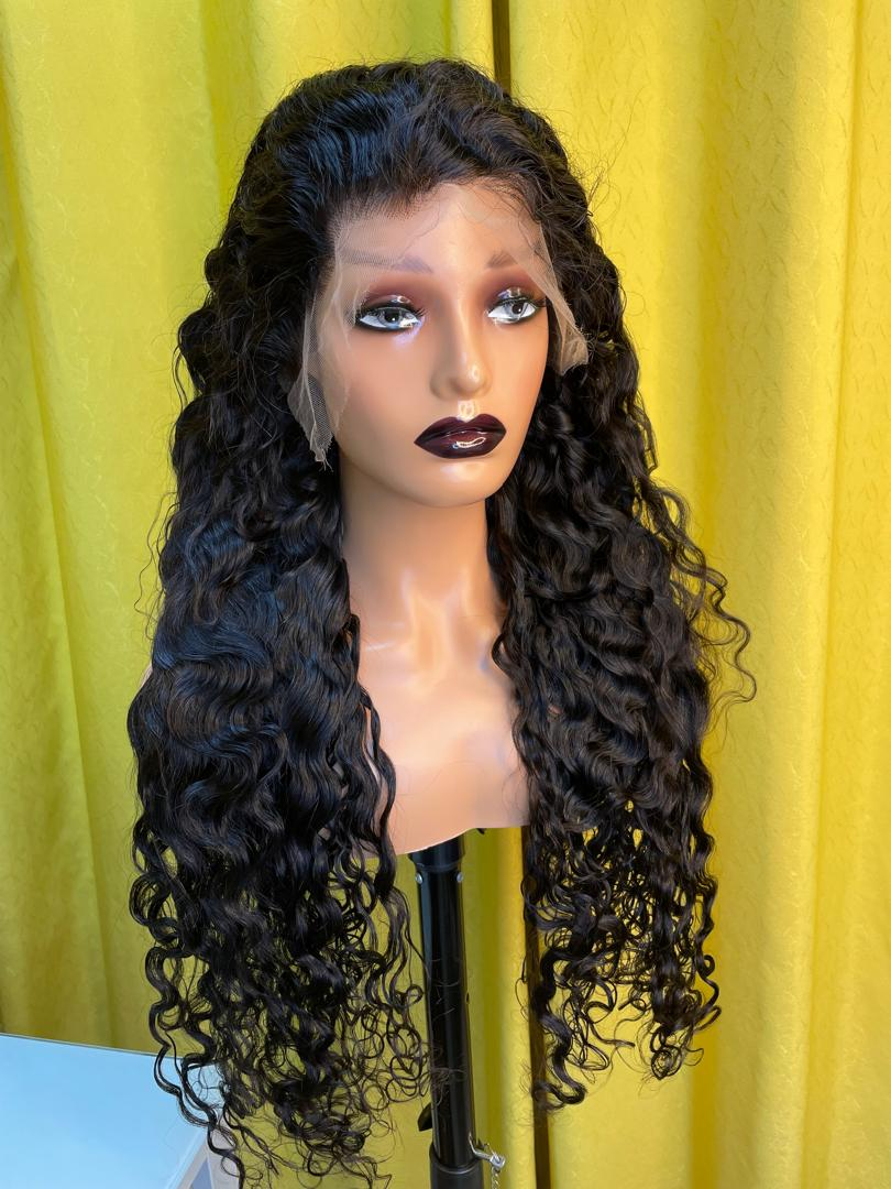 Raw Wet Wavy Glueless Wig HD Full Frontal Wig 13x4 13x6 Raw Wet Wavy [Glueless Wig|Bleached Knots]